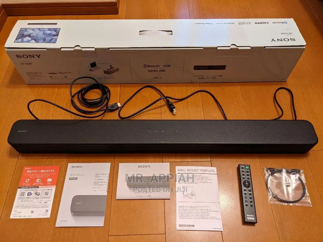 HT-S100F Durable and Affordable Sony Soundbar With Remote.