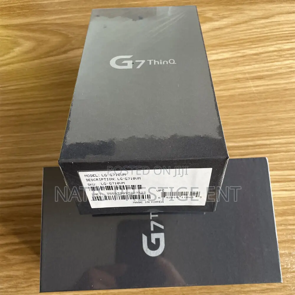New LG G7 ThinQ 128 GB Black