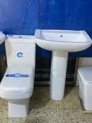 Complete Water Closet + Basin - Toilet With Wash Hand Basin