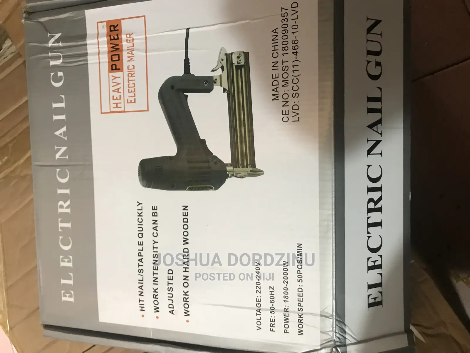 Electric Staple and Nail Gun