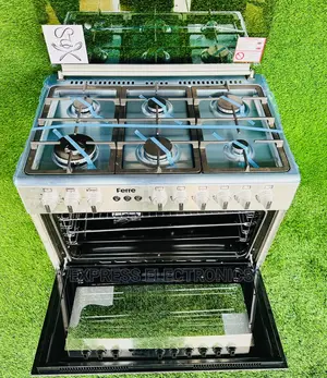 All Gas Cooker Oven and Rotisserie 6b Sliver Stove