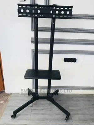 Nice TV Trolley Stand 37-70 TV Bracket With Shelf and Wheels