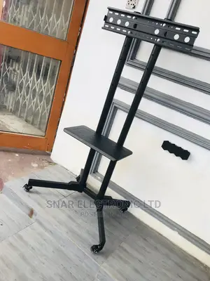 Original TV Trolley Stand, 37-70" With Shelf and Wheels