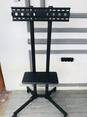 Strongly TV Trolley Stand, 37-70" With Shelf and Wheels