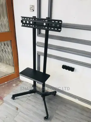 Best TV Trolley Stand, 37-70" With Shelf and Wheels
