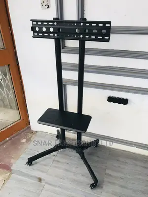 Buy TV Trolley Stand 37-70 TV Bracket With Shelf and Wheels