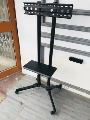 Classic TV Trolley Stand, 37-70" With Shelf and Wheels