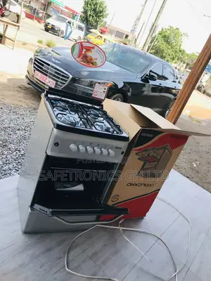 Brand New FERRE 50x55 4-Burner Gas Cooker With Oven Grill