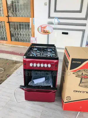 Ferre Red 4 Gas Burner 50x55 Cooker