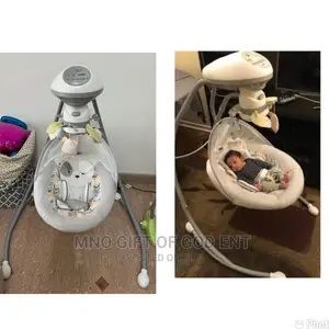 Fisher-Price Sweet Snugapuppy Swing, Dual-Motion Baby Swing