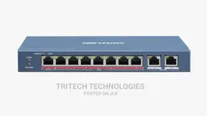 Hikvision 8 Port Fast Ethernet Unmanaged Poe Switch