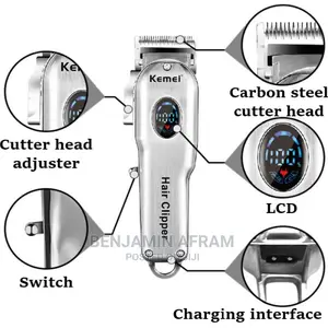 Kemei 2002 Rechargeable Cordless Hair Clipper