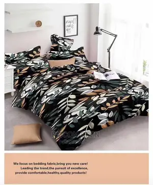 Quality Beddings(2 Bedsheets, 4 Pillow Cases)In Diff Colors