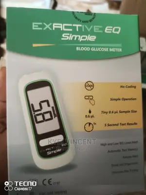 Exactive EQ Glucometer With Free 10 Strips and Lancets