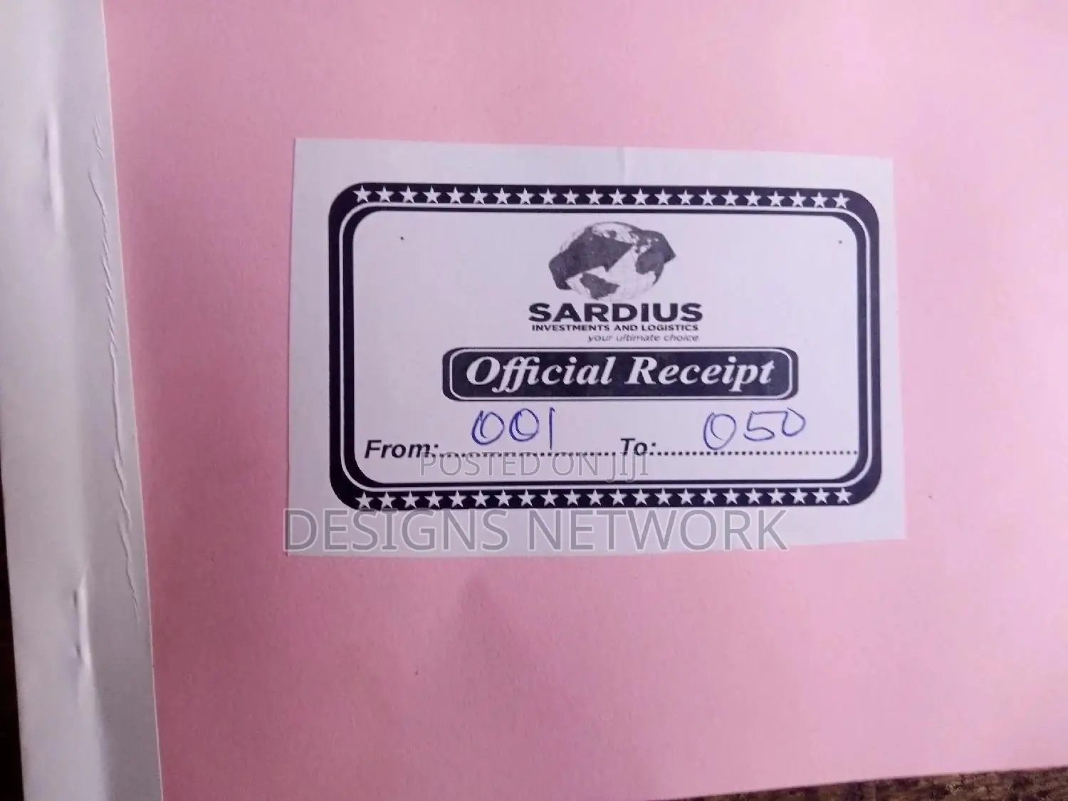 Carbonized Receipt Books