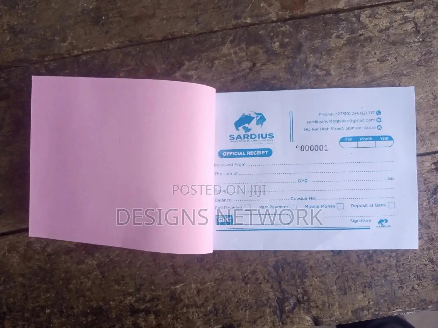 Carbonized Receipt Books