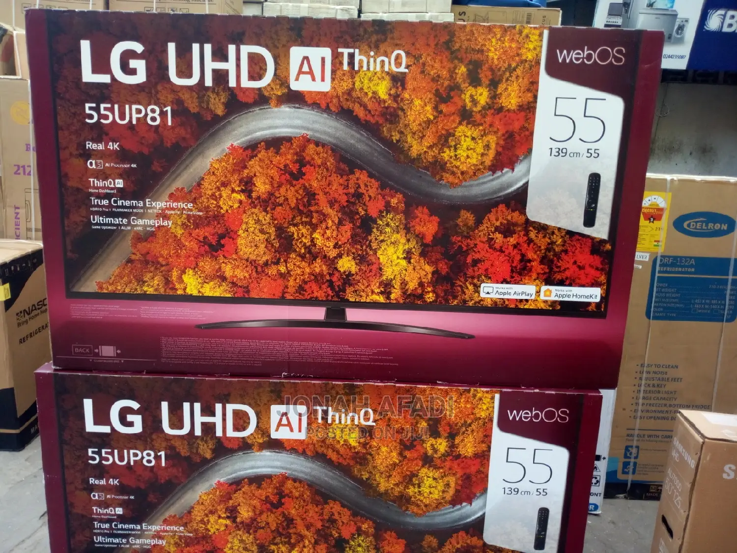 LG 55 Inches UHD Smart TV, Active HDR, Webos Operating
