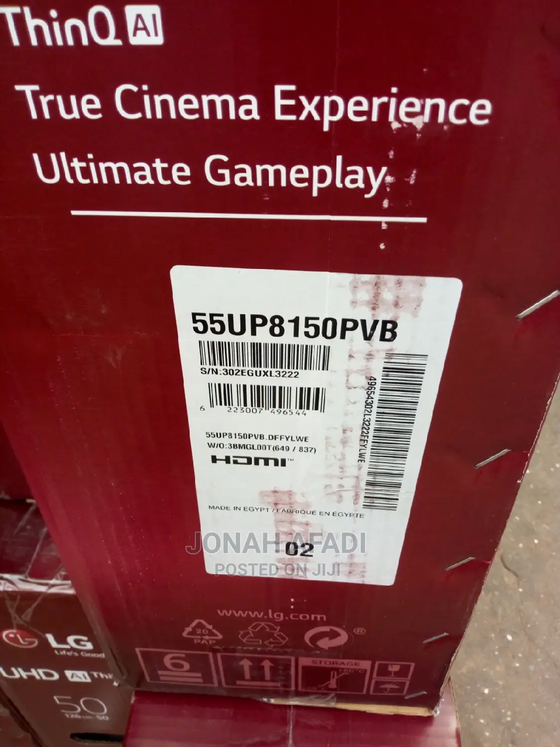 LG 55 Inches UHD Smart TV, Active HDR, Webos Operating