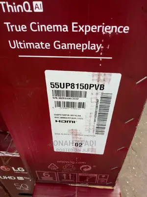 LG 55 Inches UHD Smart TV, Active HDR, Webos Operating