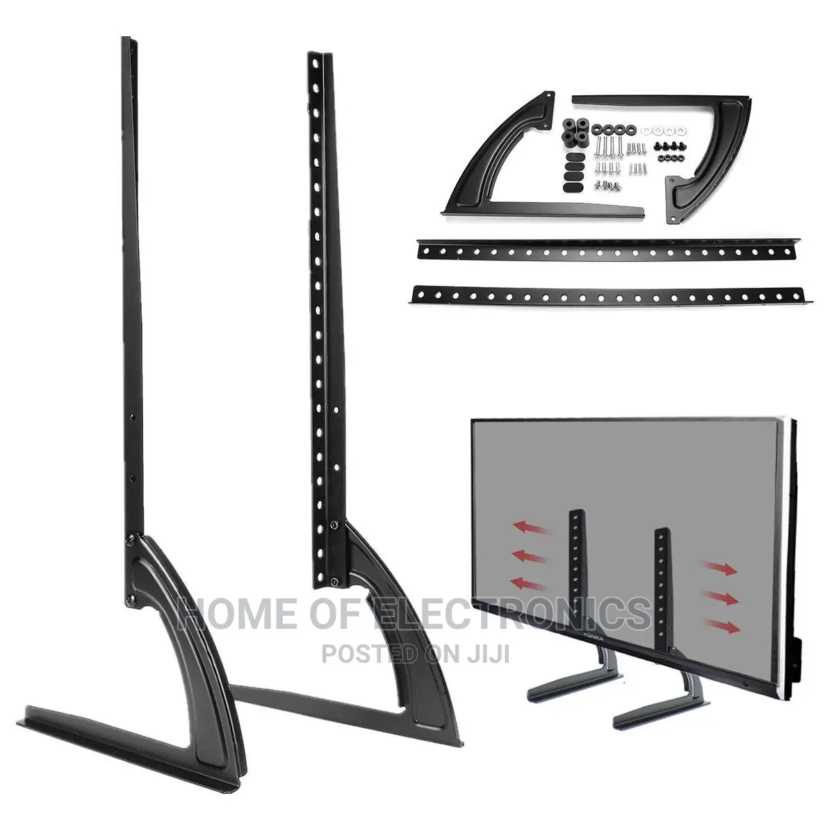 Suitable for 37-75 Inches Tv Legs Stand(Black)