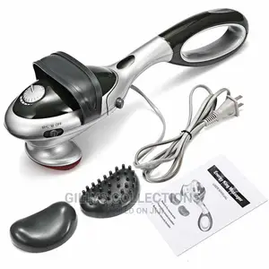 Multifunctional Handheld 3 Heads Vibration Heating Massage