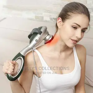 Multifunctional Handheld 3 Heads Vibration Heating Massage