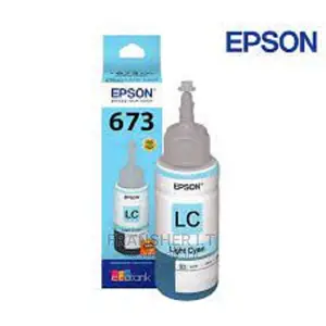 Epson 673 Light CYAN Original Ink Bottle 70ml