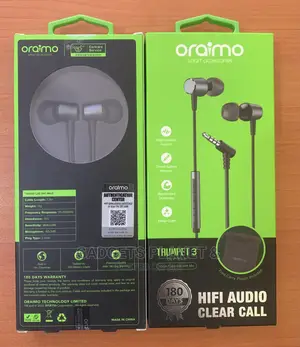 Oraimo Trumpet 3 Earphones Hifi Audio Clear Call / Oep - E40