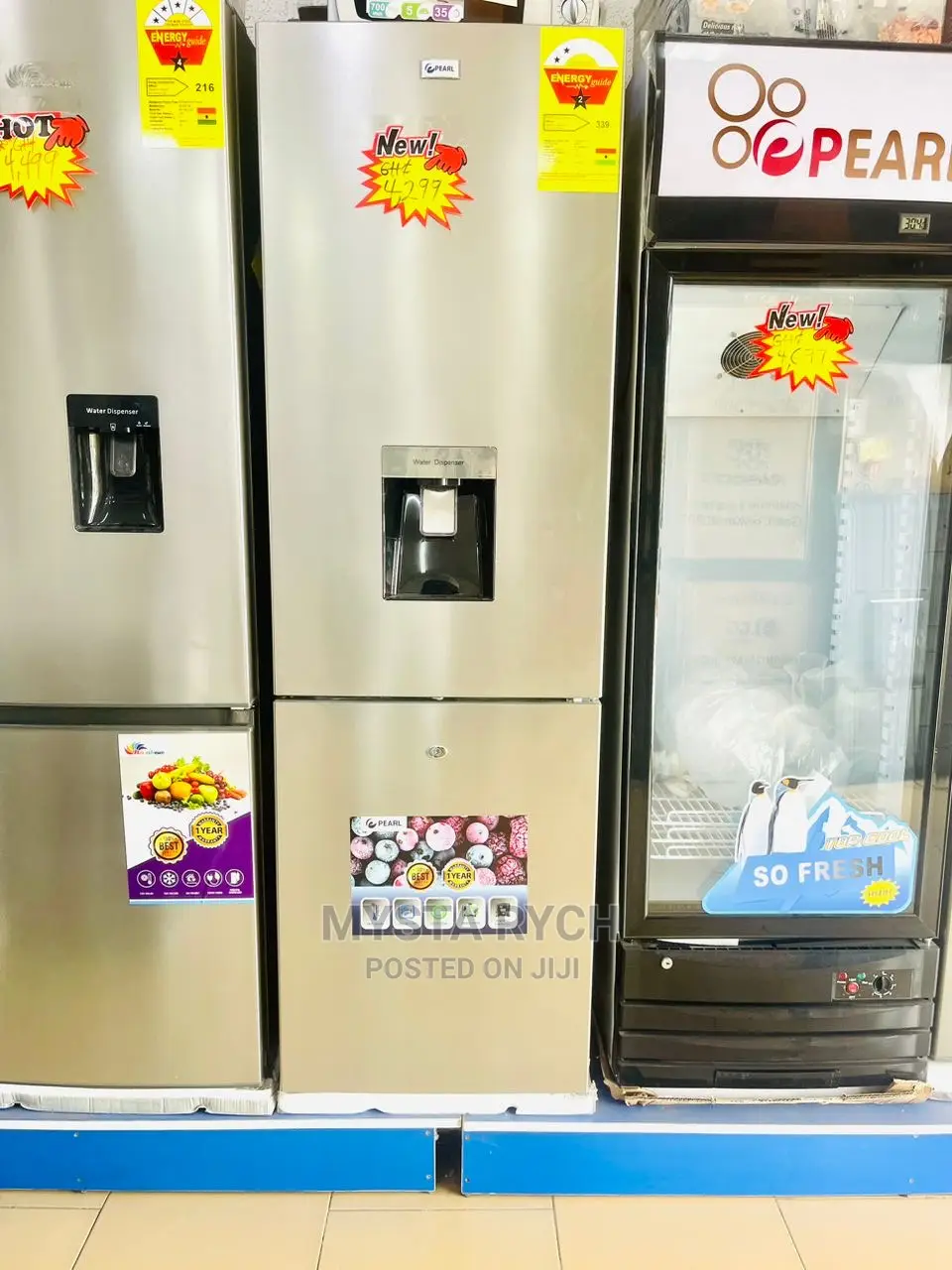 2023 New Pearl Pf 330bw Refrigerator/Fridge