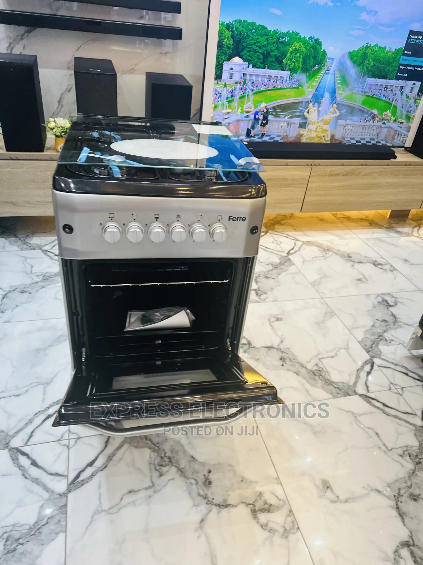 Long Lasting Durability Sliver 50/55 Gas Cooker Oven 4b