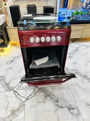Classic Red Gas Cooker Grill Rotisserie 4burner Ferre
