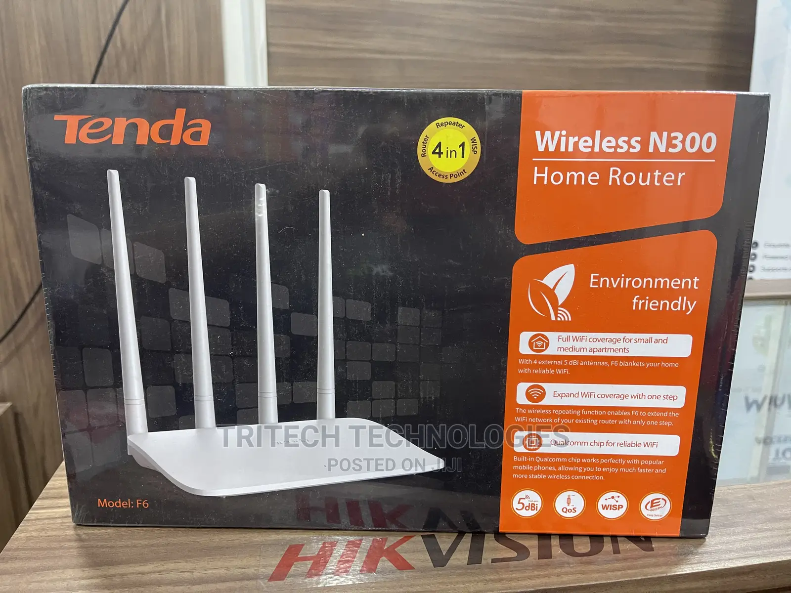 Tenda F6 N300 Easy Setup Wireless Router