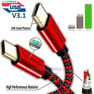 High Speed DATA Cable USB-C to USB-A Braided