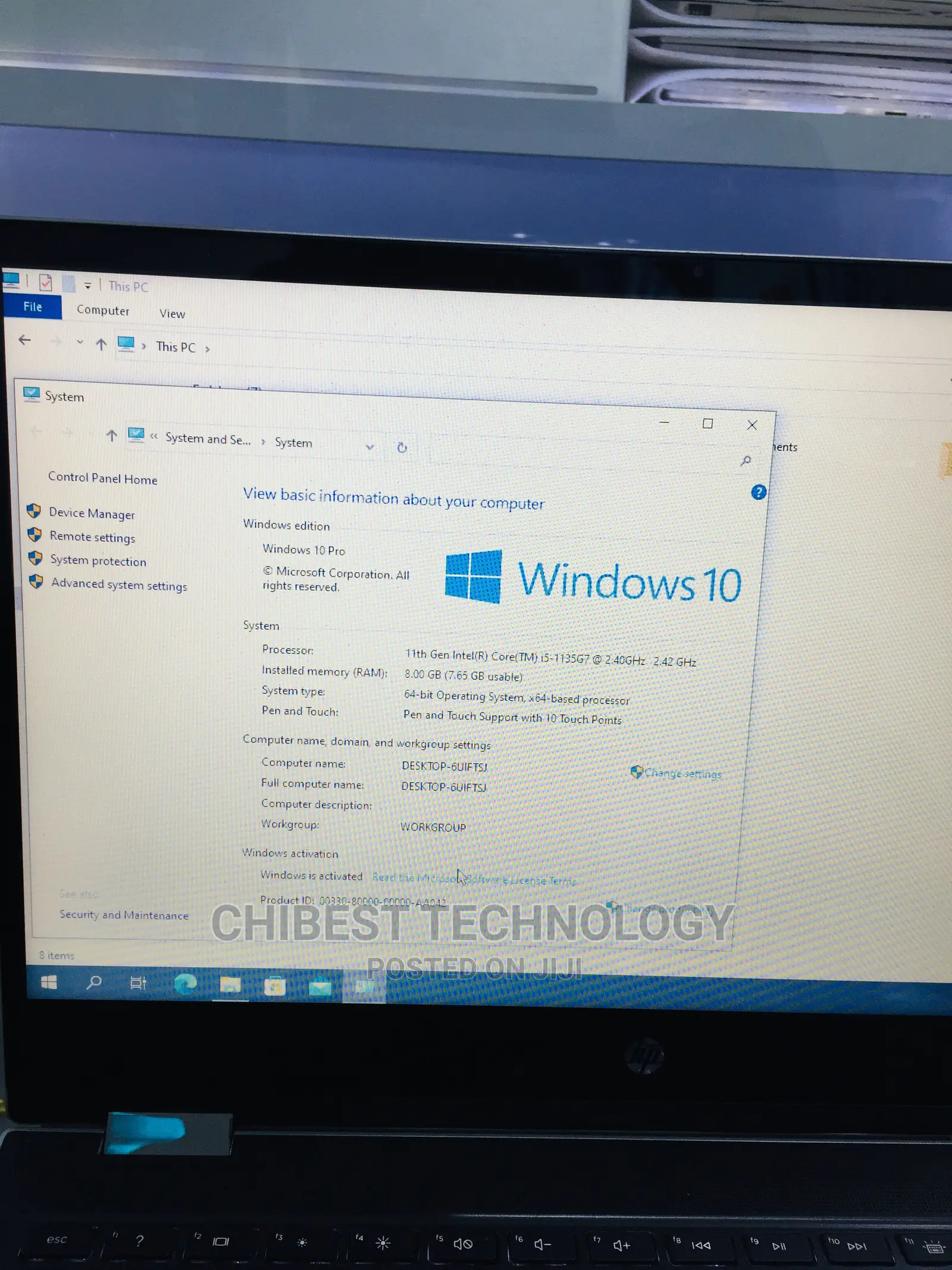 Laptop HP Pavilion X360 8GB Intel Core I5 SSD 256GB