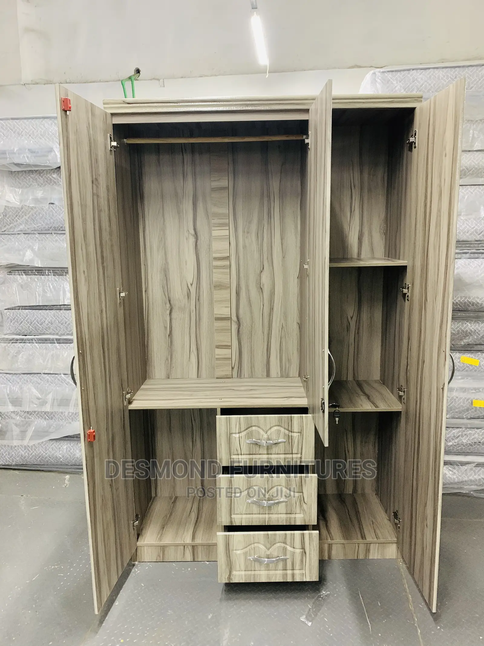 Three Doors Wardrobe (8153)