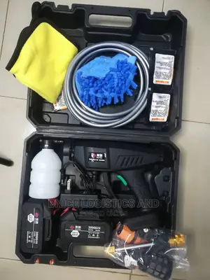 High Pressure Car Wash Pump With 2 Batteries
