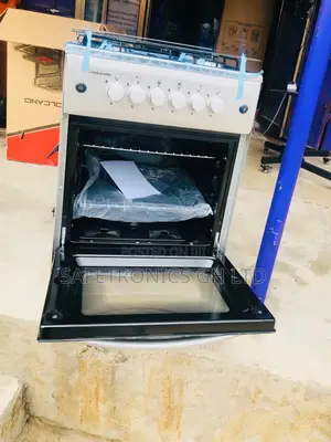 Gas 4 Burner Volcano Sliver 50x55 Cooker 