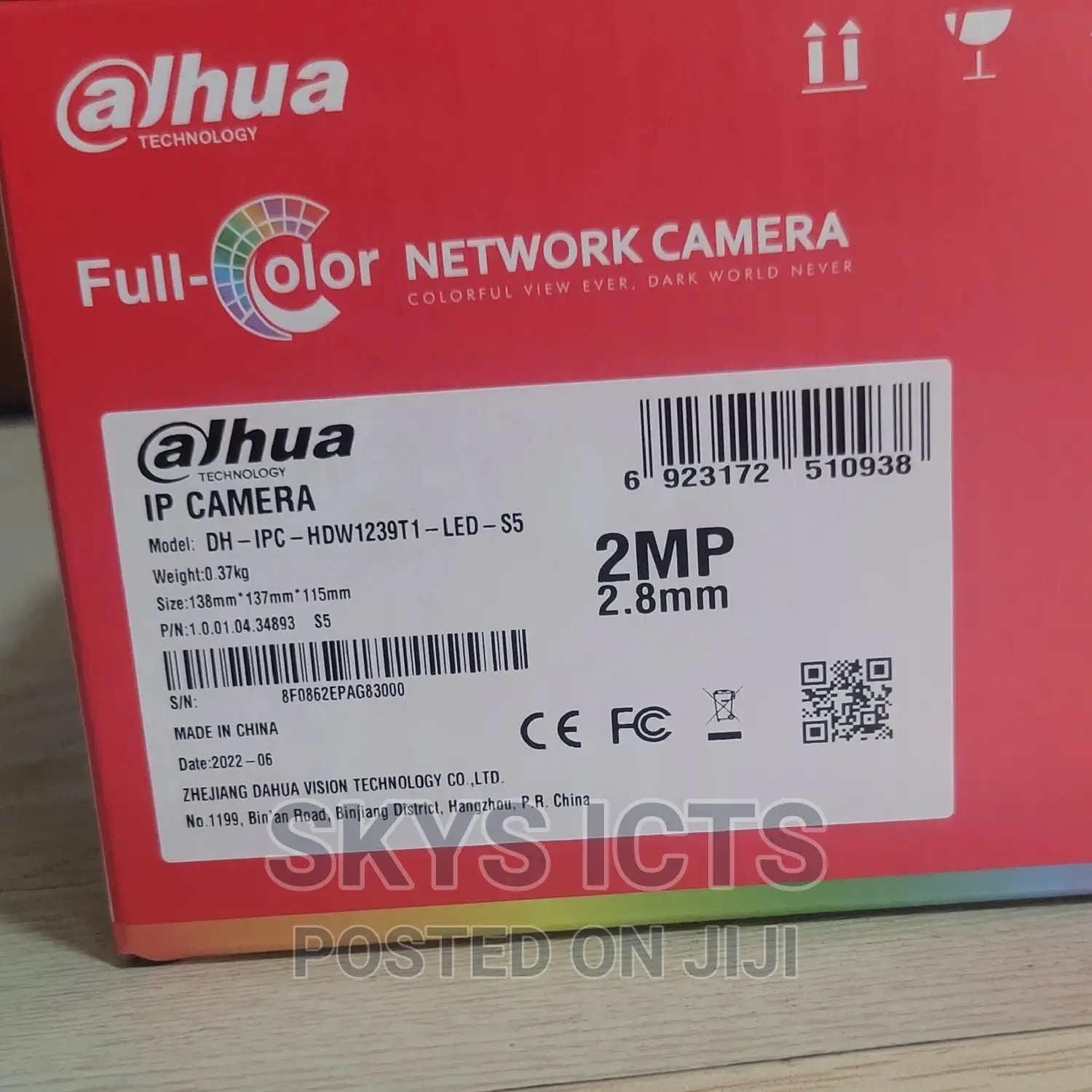 Dahua 2mp IP CCTV Camera