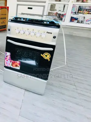 4 Gas Burner Ferre 50x55 Oven With Grill Cooker 