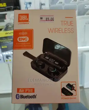 JBL Air F9s Wireless Earbuds + Power Bank