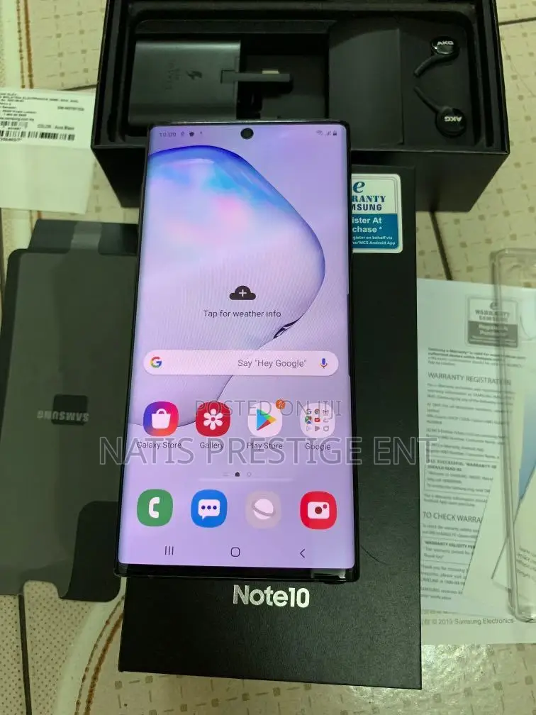 New Samsung Galaxy Note10 256 GB Black