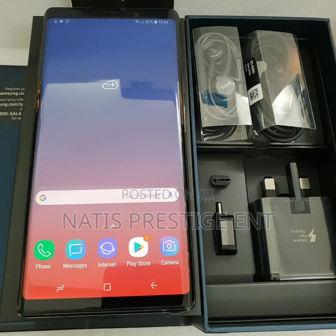 New Samsung Galaxy Note 8 128 GB Black