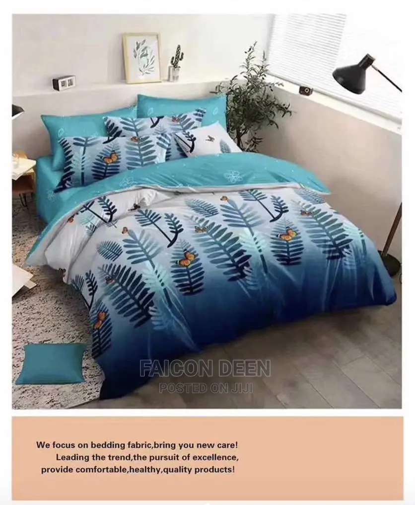 Authentic 2 Bedsheets ,5 Pillow Cases(Also in Diff Colors