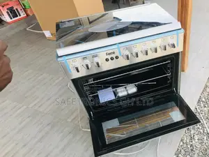 5 Gas Inox Gray Burner Ferre Oven Grill Cooker 