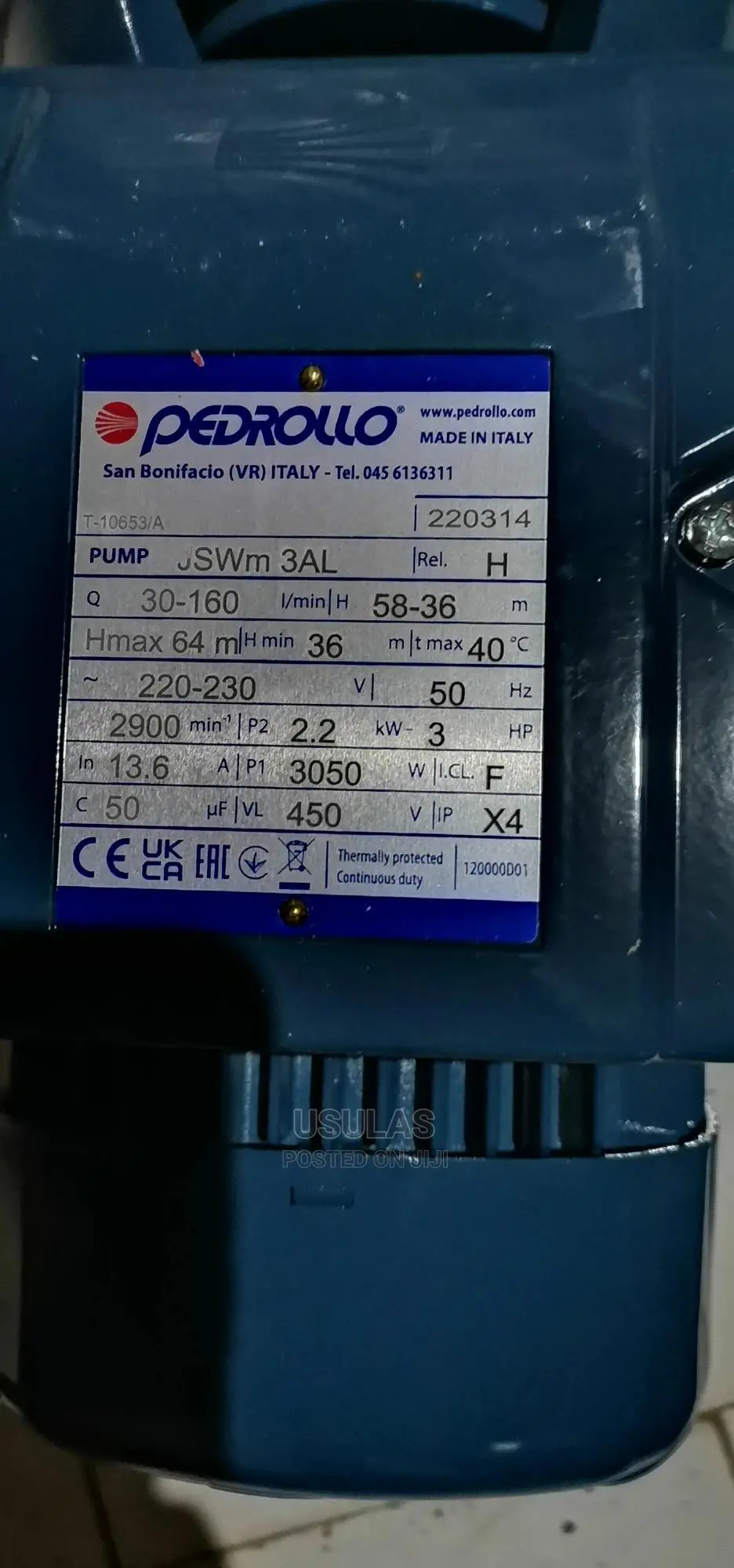 Pedrollo 3hp