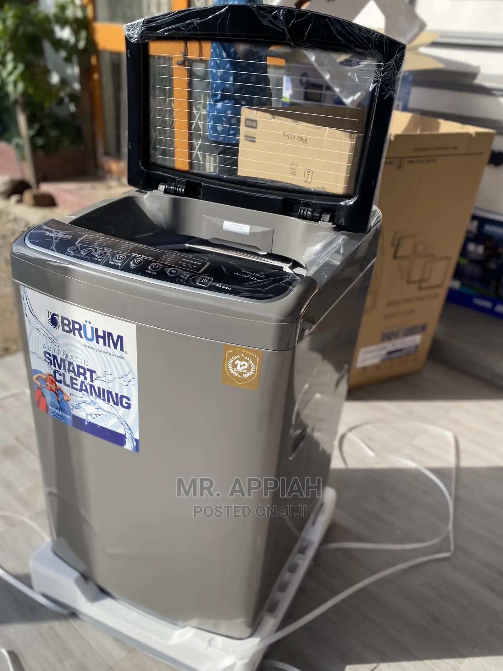 Original Bruhm 12.0kg Washing Machine With 24hr Preset,120SG
