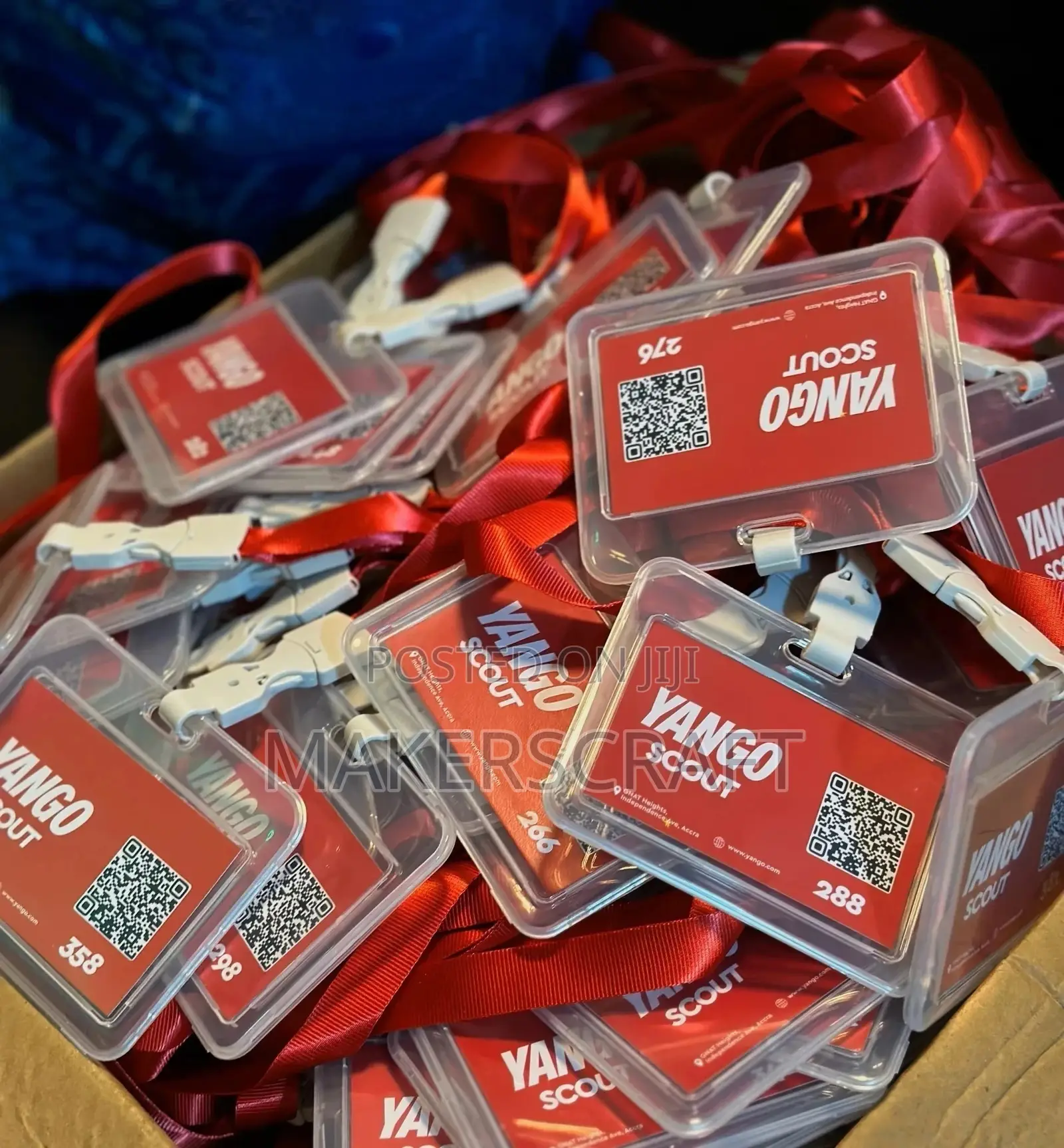 PVC ID Card Printing. Holder and Lanyard (Rope)