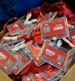 PVC ID Card Printing. Holder and Lanyard (Rope)