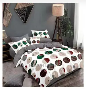 Beautiful Cotton Bedding (2 Bedsheets, 5 Pillow Cases