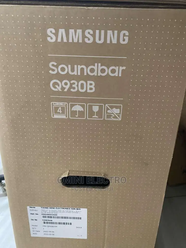Brand New Samsung Sound Bar (Q930c)With Rear Speakers